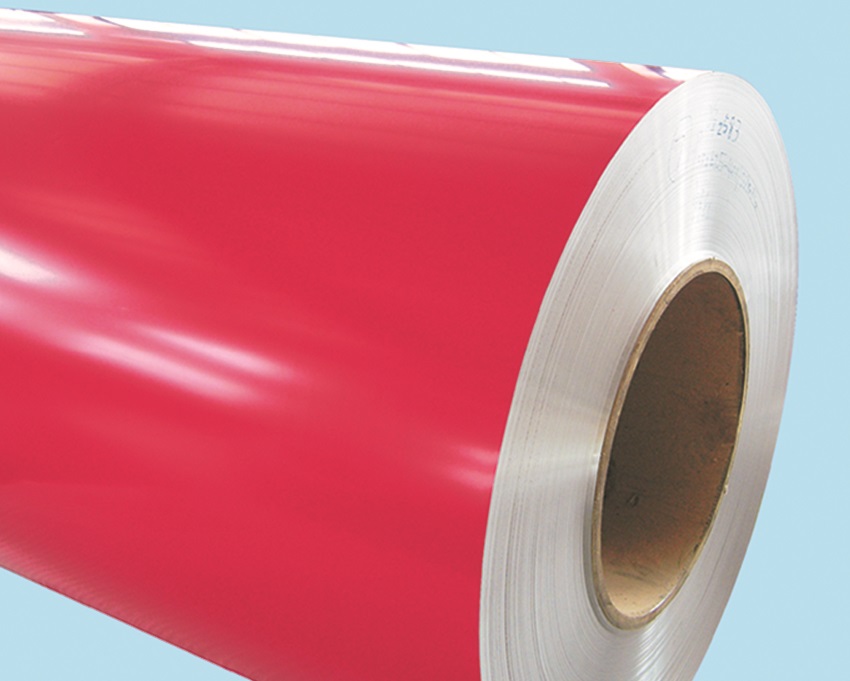 Color coated aluminum coil