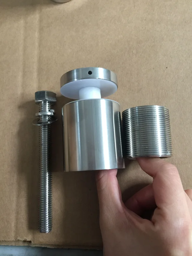 Stainless steel glass standoff