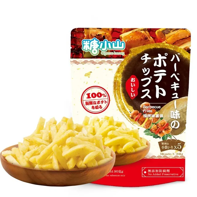 Barbecue potato chips