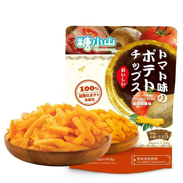 Tomato potato chips