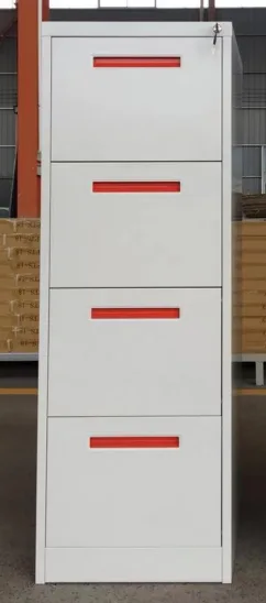 4 drawer vertical filing cabinet with long handle