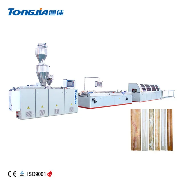 PVC Marble-initated (Stone Plastic Composite) Decoration Profile Production Line