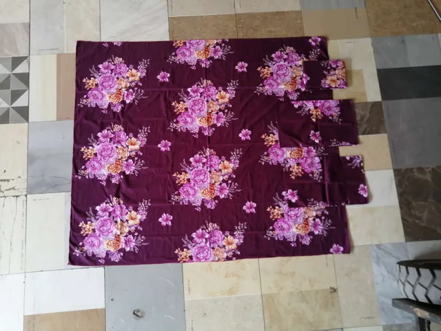 Polyester printed bedsheet