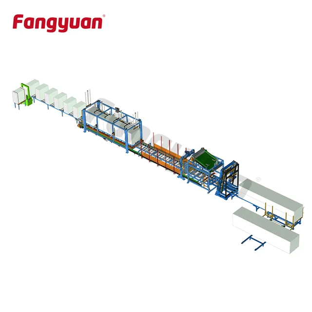 Fangyuan customizable fully automatic polystyrene hotwire eps foam cutting machine continuous cutting line