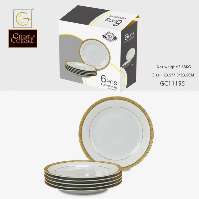 Sets-6pcs -9"dinner Plate - Round