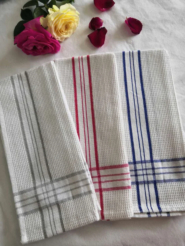 Classical waffle kitchen towel