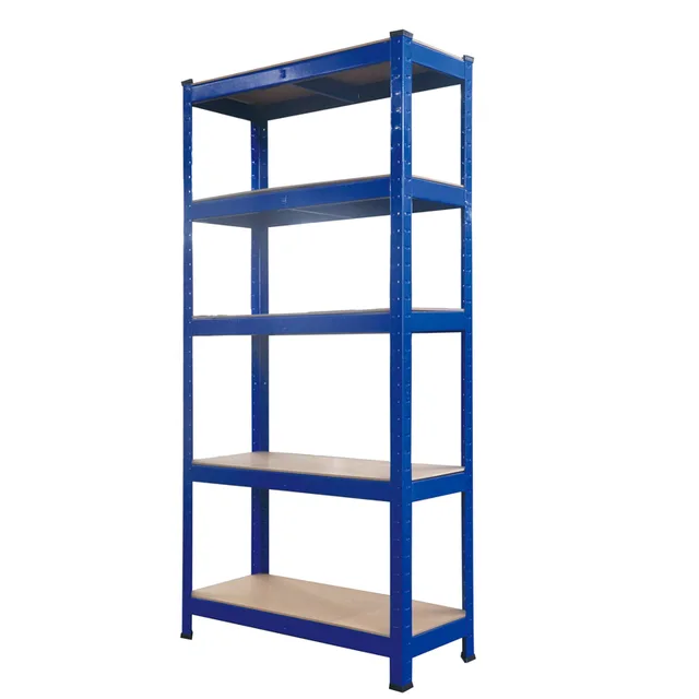 Storage metal powder coated display shelving rack