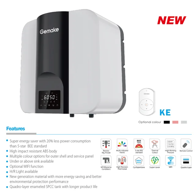 135th Fair Special - Storage Electric Water Heater - KE（C）-BIS certified