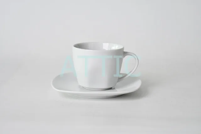 220CC square cup and saucer