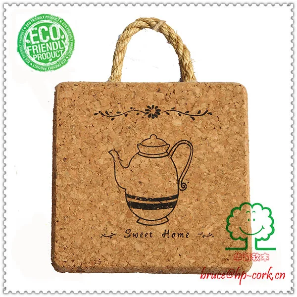 Cork pot holder