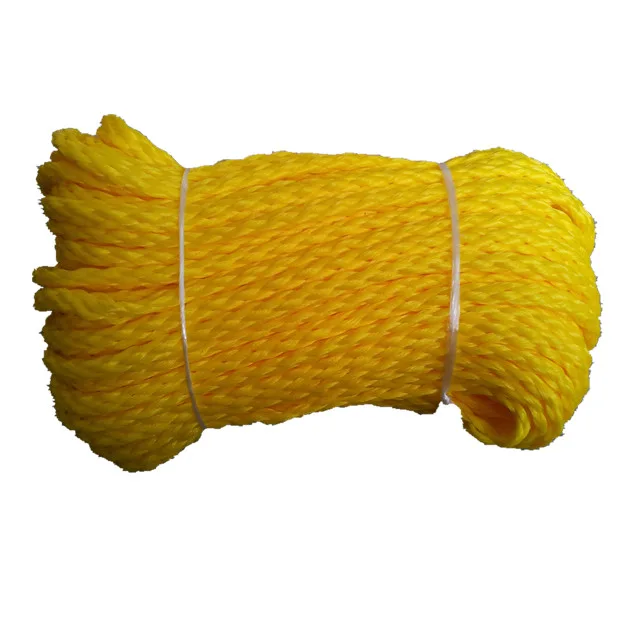 Hollow braided ski rope