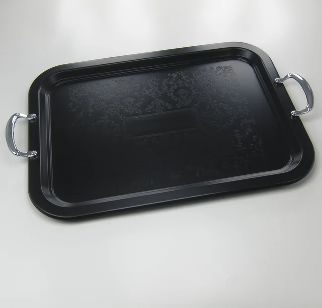 Silver plated serving tray