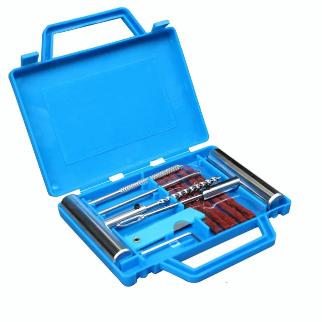 11Pcs Car Motorcycle Bike Emergency Tubeless Tire Puncture Repair Kit Set Car Tyre Repair Kit