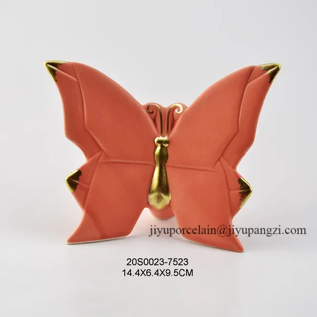Ceramic decorative spring butterflies