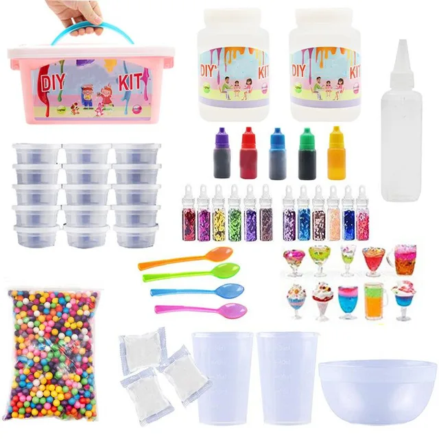 DIY slime glue kit in PP portable box