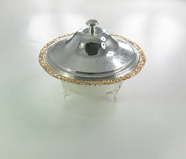 Silver plated serving tray