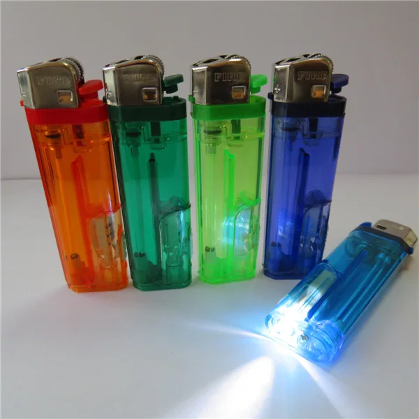 Lighter with LED light