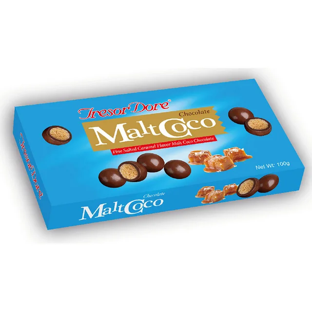 Salted Caramel Flavor Chocolate Malt Ball 100g
