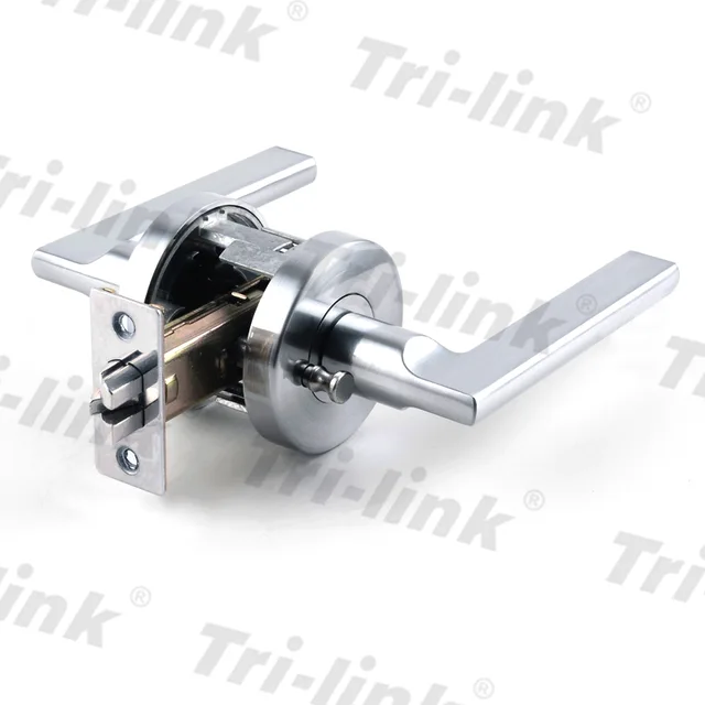 Heavy duty tubular privacy lever set