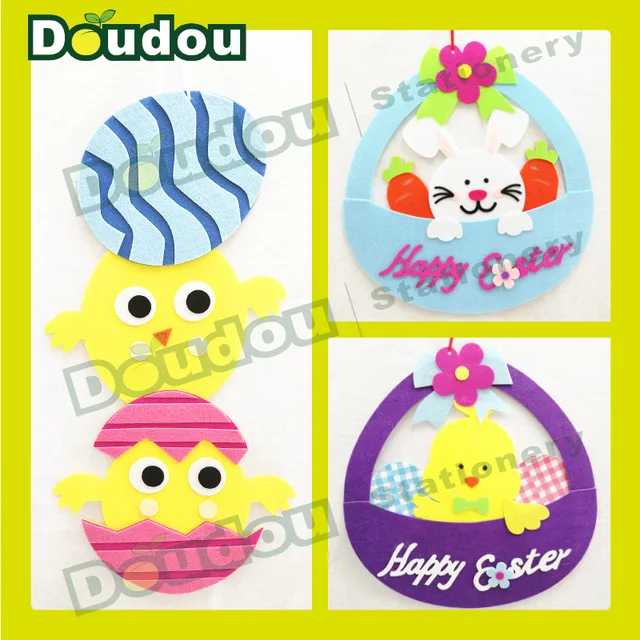Felt hanging for easter decoration