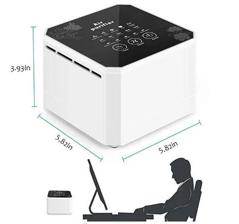 Desk Air Purifier / HEPA fliter for 98% Purification