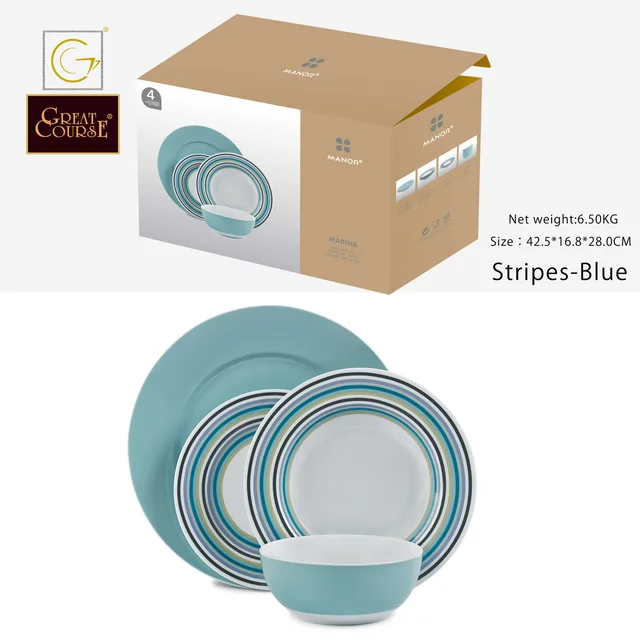 16pcs Round Dinner Set
