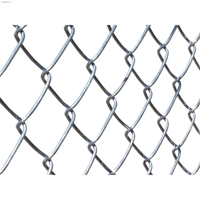 Galvanized chain link fence