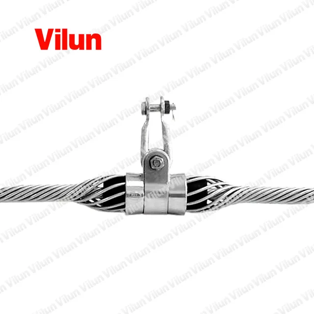 Suspension Clamp for ADSS Fiber Optic Cables more than 400m
