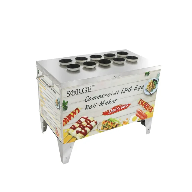 Commercial GAS egg roll maker