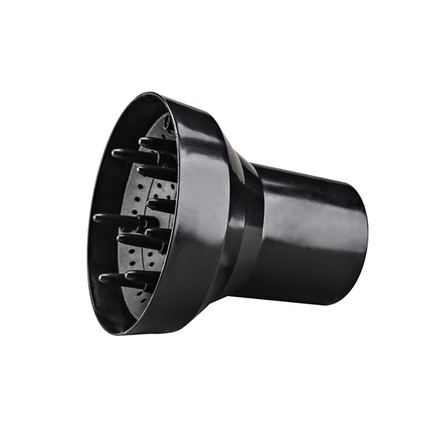 Diffuser of Hair dryer accessories,Hair hood salon black plastic diffuser for hair dryer