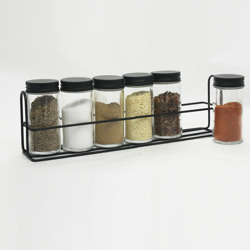 Glass Spice Jar Set