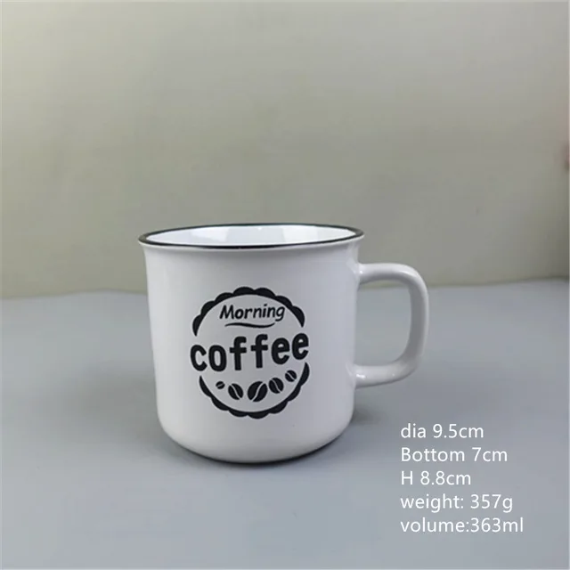 European high appearance level super large mugs coffee cups household ceramic cups tea gift box