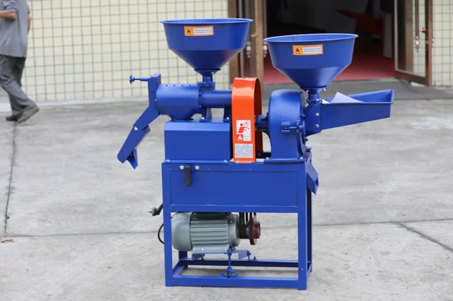 Rice mill and hammer mill combine machine