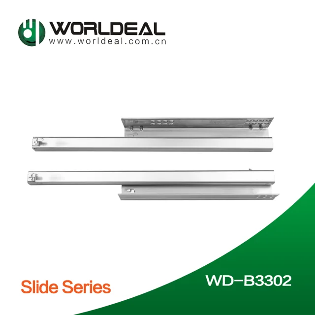 Single extension concealed slides
