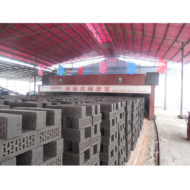 Automatic energy saving rotary tunnel kiln brick kiln in Kazakhstan