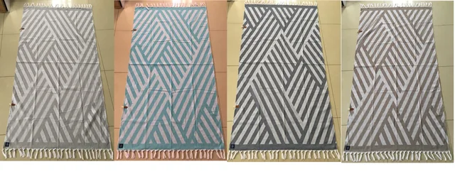 Cotton Hammam Towel, Fouta, Turkish Towel,fringed Towel,
