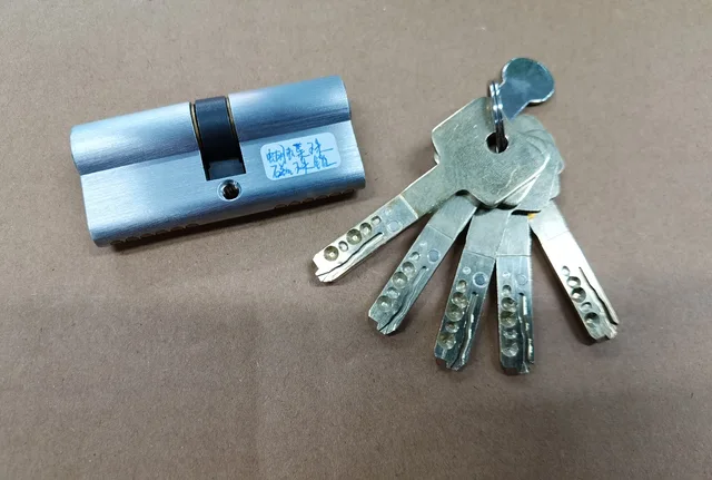 BUTTERFLY PINS CYLINDER with Magnet & snake key way