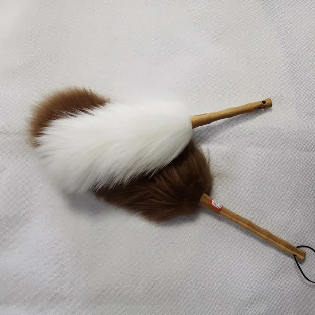 Lambswool Duster with 36 cm and 22 cm bamboo handle