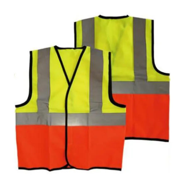 CE EN471 125gsm High Visibility Reflective Safety Warning Vest