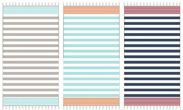 Cotton Hammam Towels, Fouta, Turkish Towels,fringed Towels,