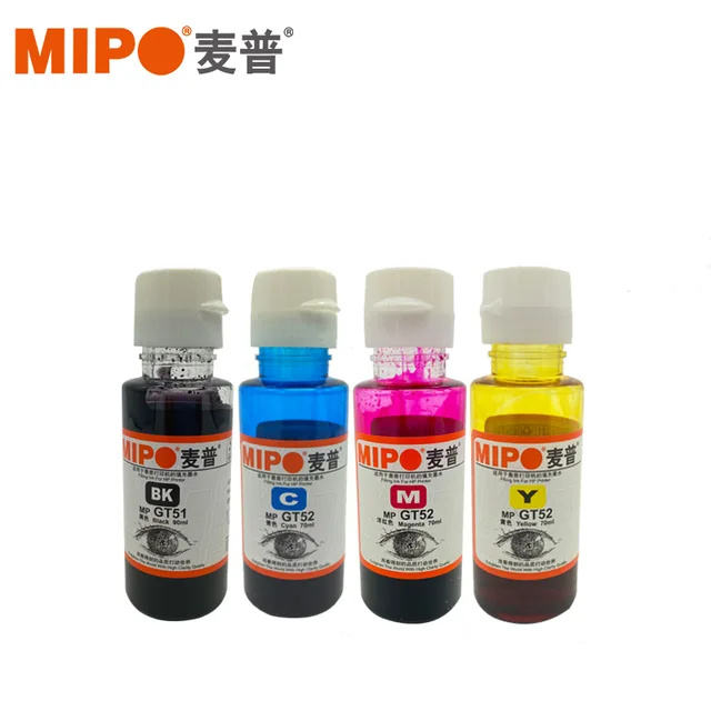 MIPO MP-GT51/52Ink, Applicable to HP Ink bin printer