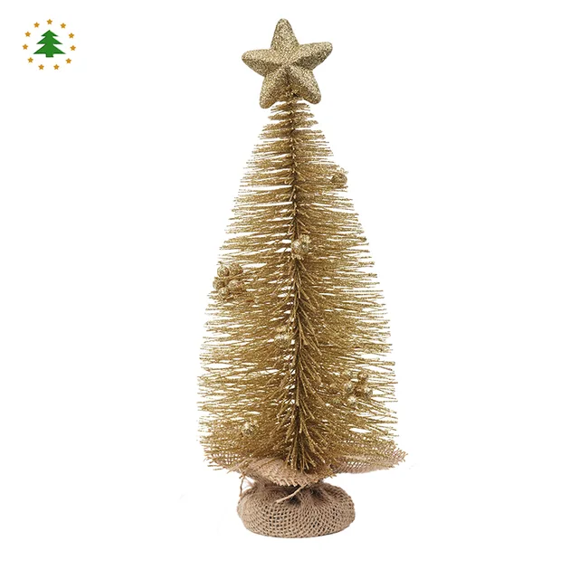Gold christmas tree