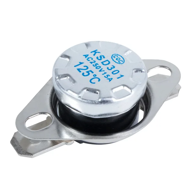 KSD301 10a/16a 250v /125v Bimetal disc thermostat Manual reset temperature switch