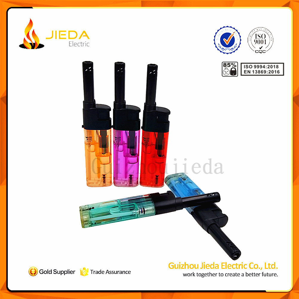 Colorful transparent burining torch