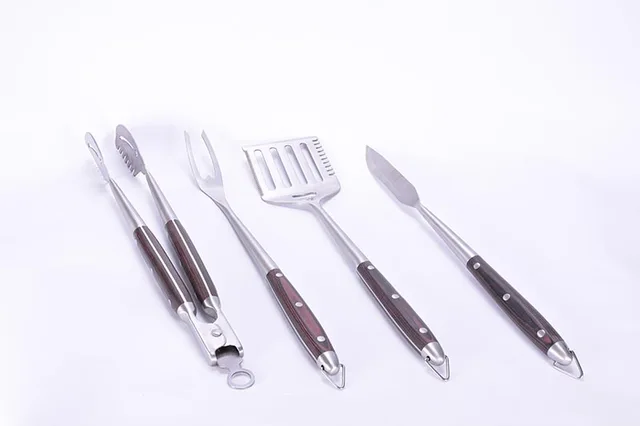 BBQ tools 4pcs per set (Spatula, Tong, Fork, Knife)