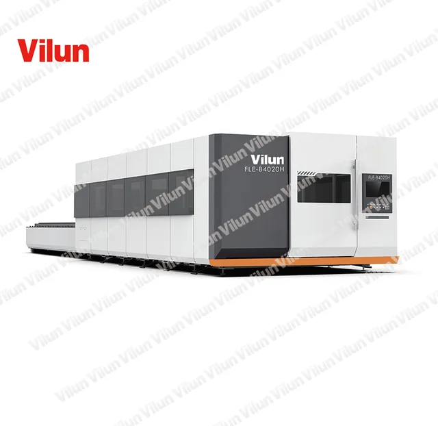 Optical fiber laser cutting machine with large surround automatic exchange station