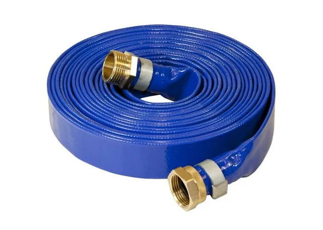 2bar blue PVC layflat discharge water hose