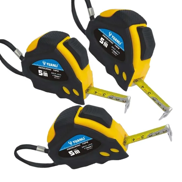 32G steel measuring tape， rubber coat hot selling auto-lock