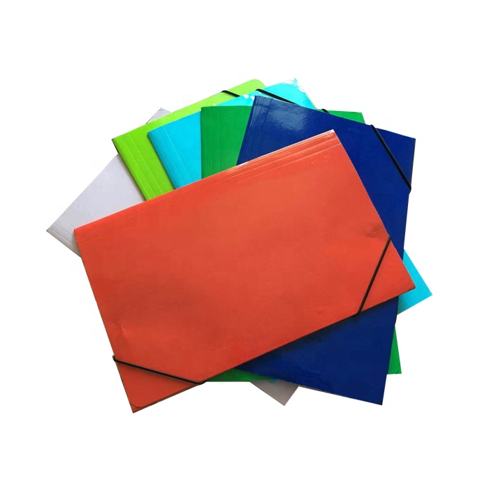 Paper file folder with 2 black srtings