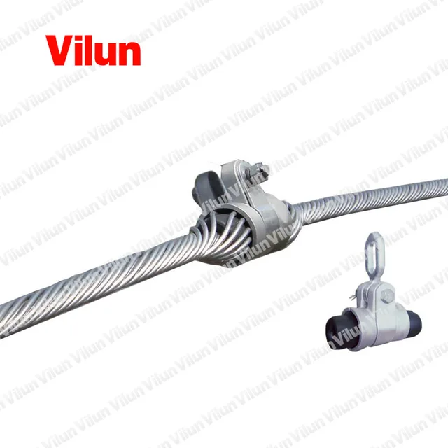 Helical suspension clamp for ACSR